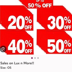 ALL on Sale this week an extra 25% on most items.